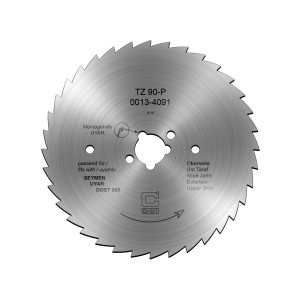 Compatibel cirkelmes Ø 90 mm – Getand, universeel voor Potis Dost en Ceylan