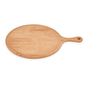 Pizza serveerschaal met handvat, 26 cm, hout