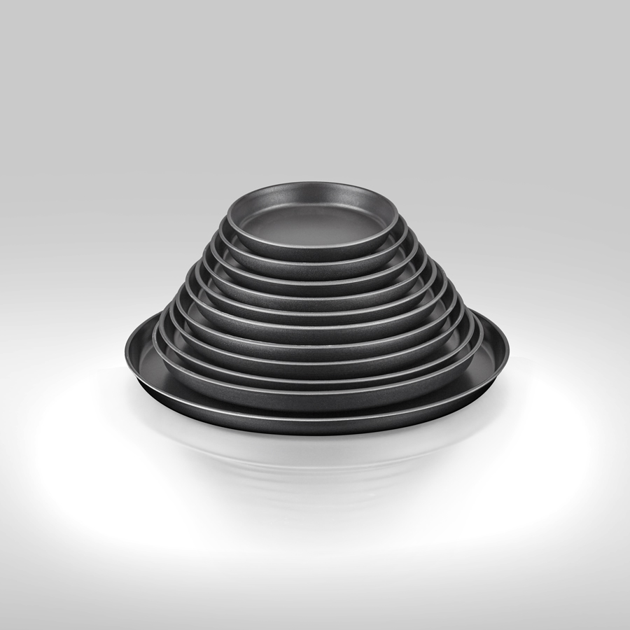 Ronde pizzaplaat - 26 cm - antiaanbaklaag - Afbeelding 2