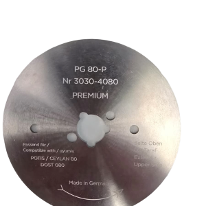 Circulair mes voor döner-/gyrosmessen Ceylan/Potis/Dost Ø 80mm - PREMIUM - glad NR:3030-4080 Gemaakt in Duitsland