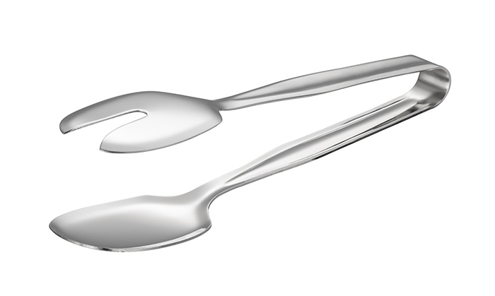 Serveertang / saladetang / dönertang 21 cm roestvrij staal