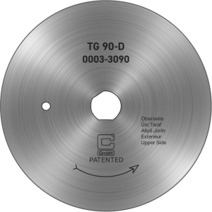 Circulair mes voor döner/gyros messen Dost Ø 90mm - glad /ECU