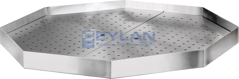 POTIS Achthoekige 50 cm vetopvangbak voor döner/gyrosgrills