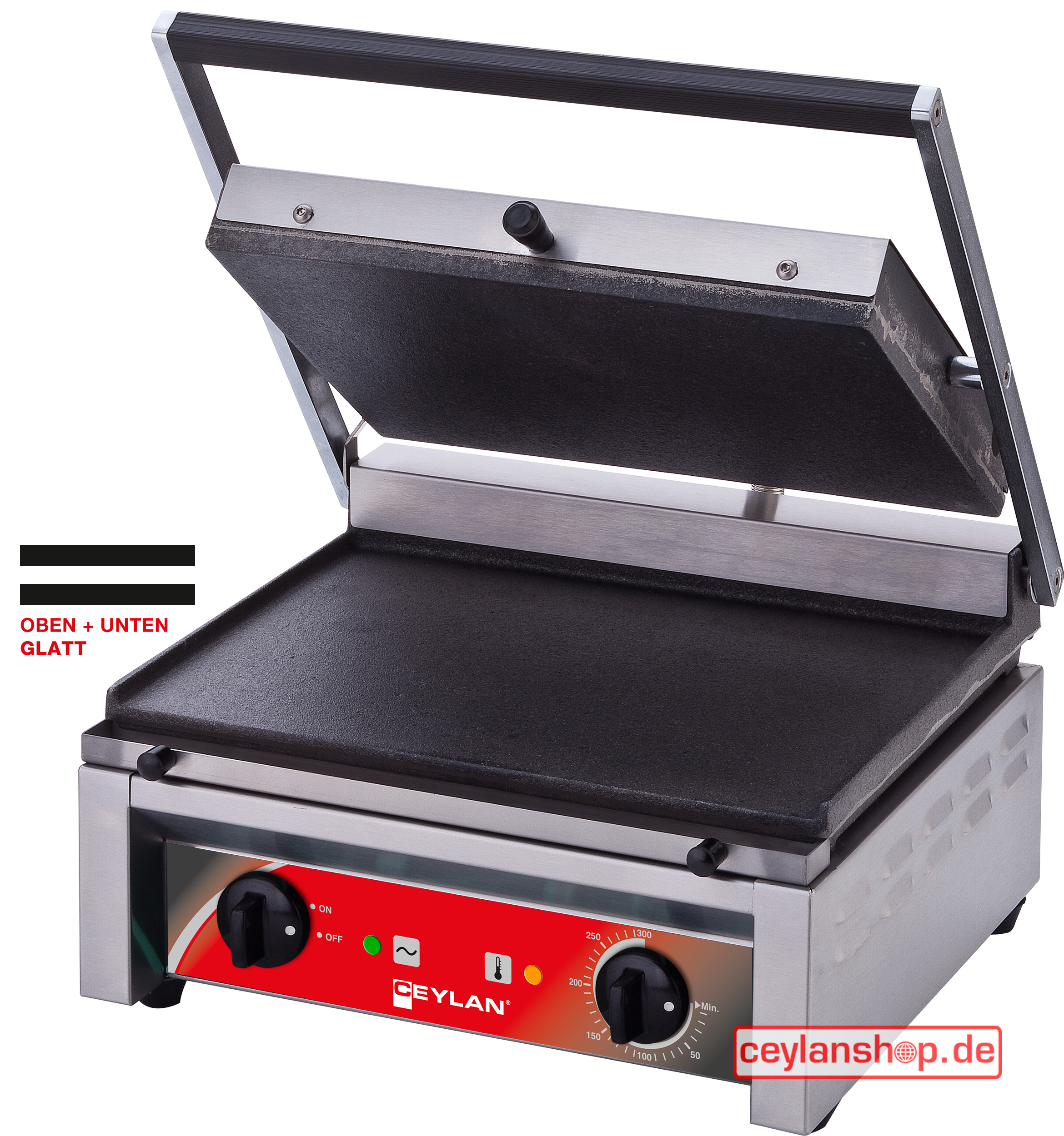 CEYLAN Contactgrill RN101 C | gladde boven- en onderkant voor dönerbrood