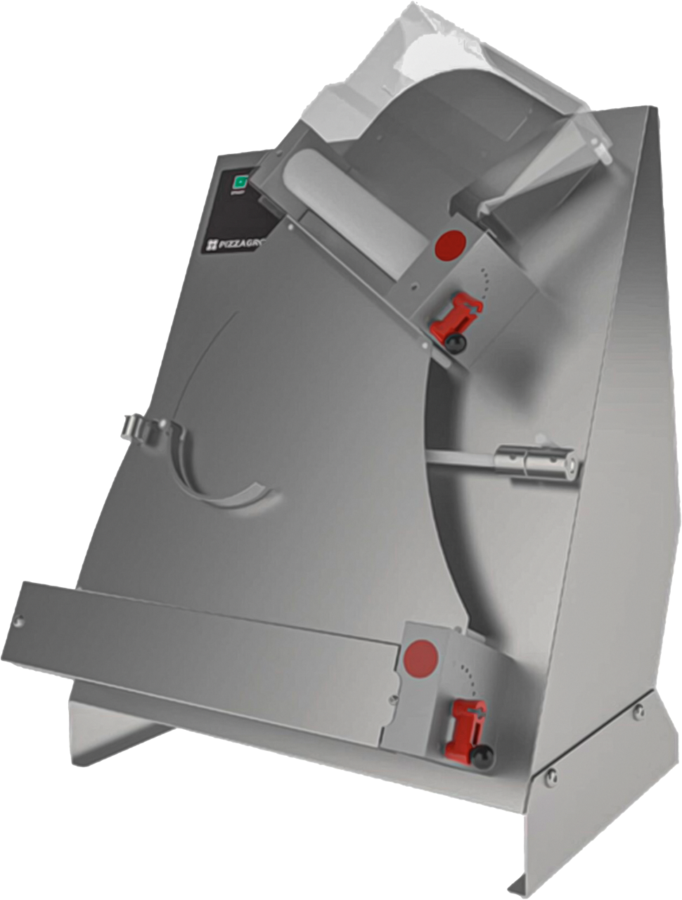 Deegroller RM32A – voor pizzadeeg tot 30 cm Ø, 0,37 kW / 230 V, Made in Italy