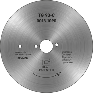 Compatibel cirkelvormig mes Ø 90 mm – Glad, geschikt voor Seymen