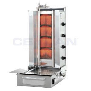 POTIS Doner Grill F GD4 "Aardgas" 20 mbar