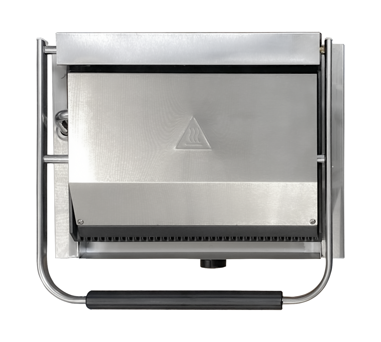 Contactgrill 41 cm (medium) – geribbelde boven- en onderkant, roestvrijstalen behuizing, 2800 W