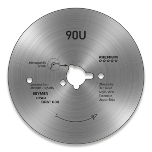 Circulair mes voor döner-/gyrosmessen Seymen/Dost Ø 90mm Universeel - glad - PREMIUM