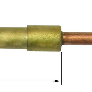 Thermokoppel zonder schroefdraad (L.: 33 cm) KLG