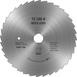Compatibel cirkelzaagblad Ø 100 mm – gekarteld, geschikt voor Dost