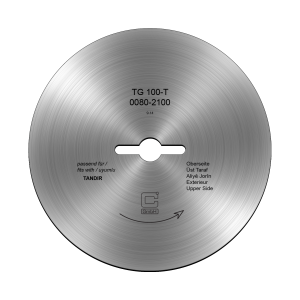 Rond mes voor döner-/gyrosmessen, tandoor Ø 100 mm - glad - PREMIUM aanbieding