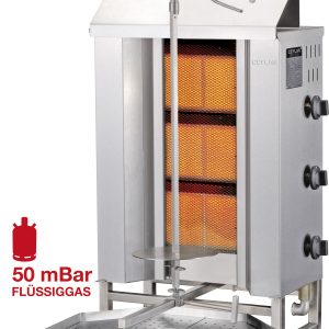 CEYLAN kebabgrill GO-D3 – propaan 50 mbar