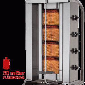 CEYLAN K-221-HG draagbare kebabgrill – 50 mbar propaan