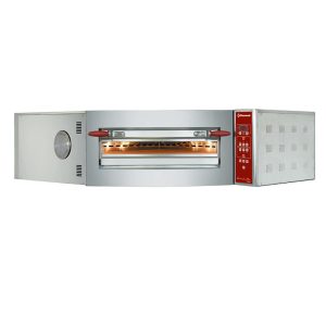 Elektrische oven, hoekkast, 1 kamer, 8 pizza's Ø 350 mm