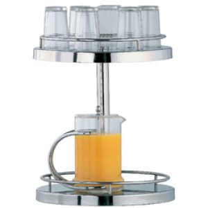 2-laags opbouw voor glazen en kannen, Ø 400 mm