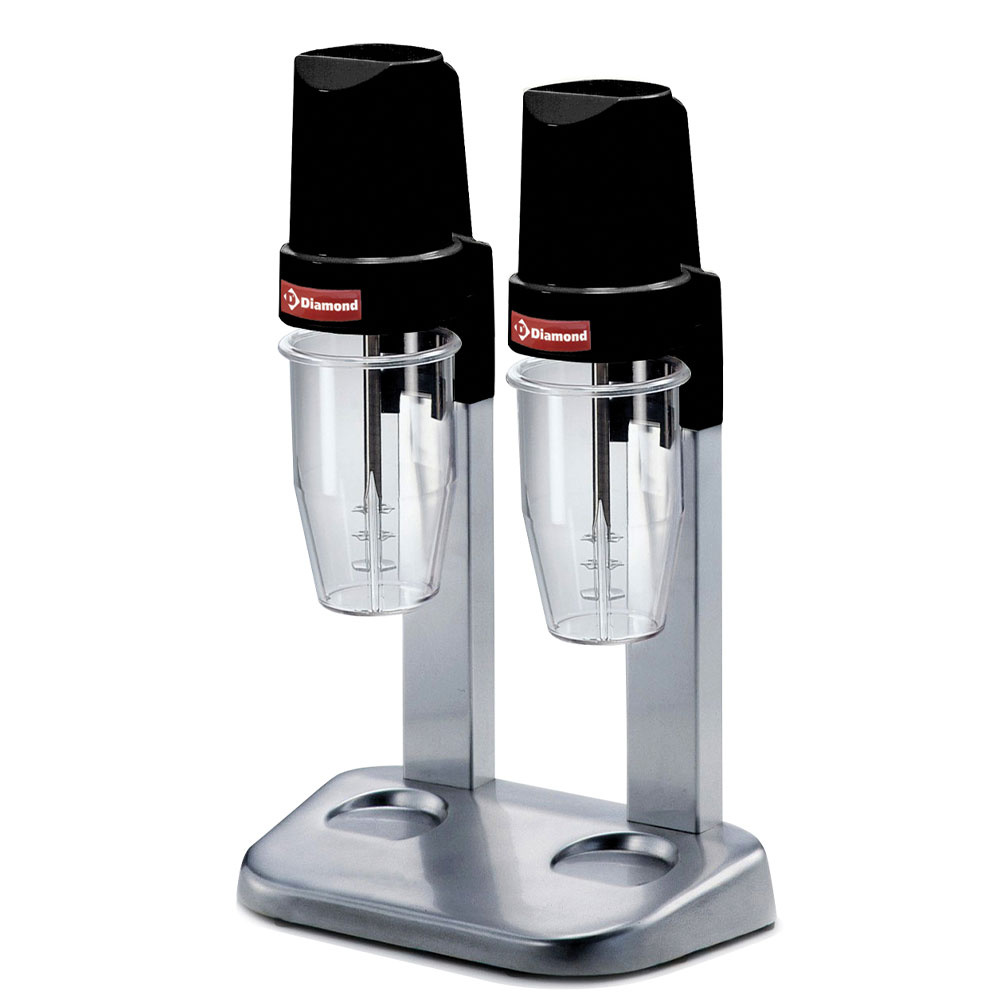 Milkshakemachine, 2x 650 cl. Lexan bekers