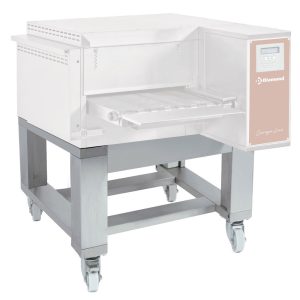 RVS onderstel op wielen (met remmen) voor FTEV40/58-N