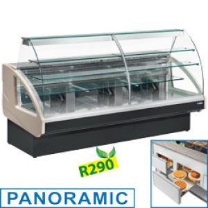 Gekoelde toonbank, statisch, ladesysteem, zonder reserve