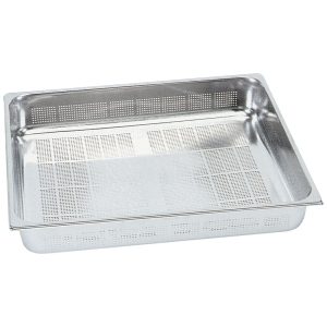 Gastronorm roestvrij staal geperforeerd h65mm