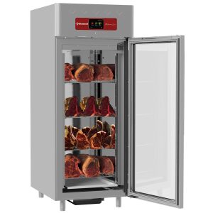 Geventileerde rijpingskast dry-aging voor vlees 850 liter, 1 glazen deur 20x GN 2/1