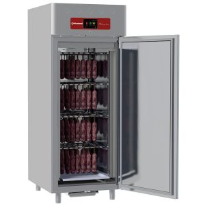 Geventileerde rijpingskast dry aging voor vleeswaren 850 liter, 1 deur 20x GN 2/1