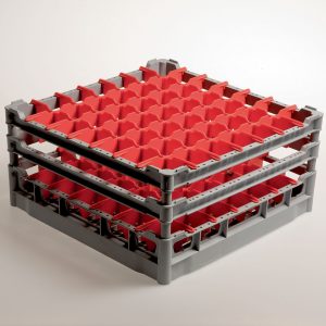 Korf 49 glazen Ø 63 mm, h210, Polyp.