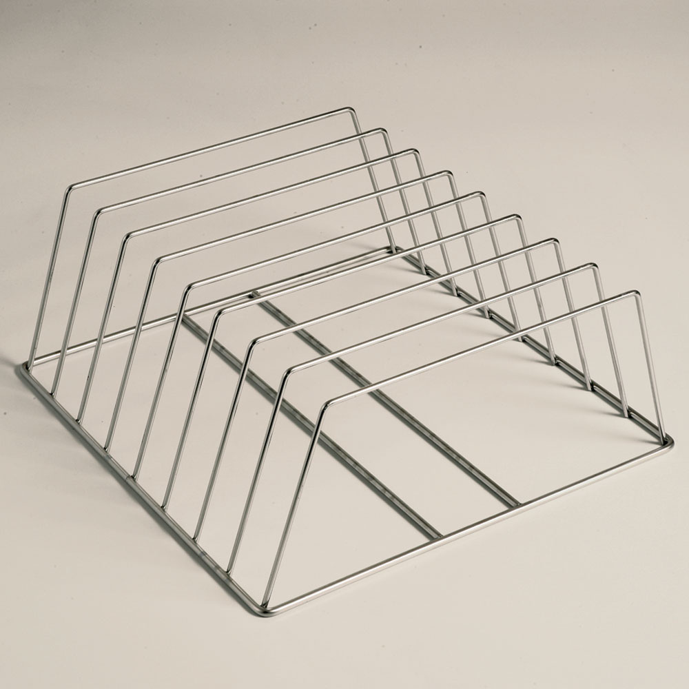 Roestvrijstalen standaard voor 8 gastrobakken, h60 mm