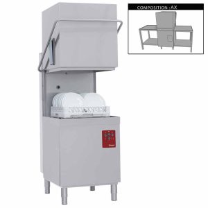 Doorshuifvaatwasser compleet, bestaande uit: