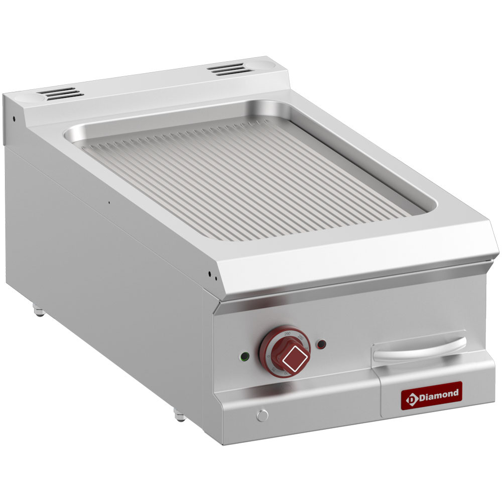 Elektrische bakplaat gerild, module 1/2 -Top-