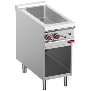 Elektrische bain-marie 4x GN 1/3-150 mm, open onderkast