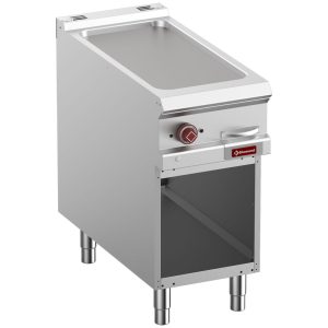 Elektrische bakplaat, module 1/2, open onderbouw