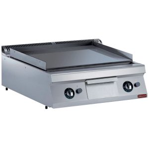 Vlakke elektrische kookplaat, hardverchroomd  -TOP-