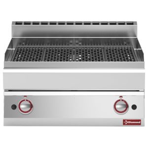 Gas stoomgrill, met gietijzeren grillrooster -Top-