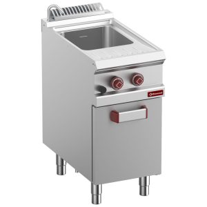 Gas pastakoker 1 bak 26 lit.(zonder manden), op onderkast