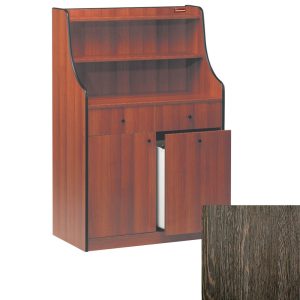 Service-element 2 laden, 1 deur, 1 stortbak, "Wengé"