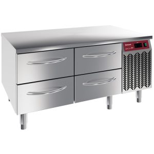 Koelonderbouw, 4x1/2 geladen GN 1/1-h 100 mm