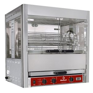 Draaiende rotisserie, 25 kippen
