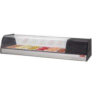 Koelvitrine voor tapas, 6x GN 1/3 - 40 mm (inbegrepen)