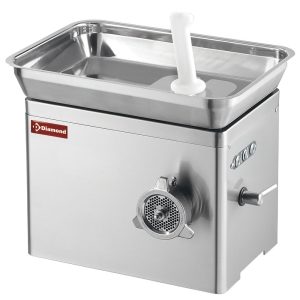 Tafelmodel roestvrijstalen vleeswolf Nr. 22, Unger systeem (gedeeltelijk), 300 kg/u