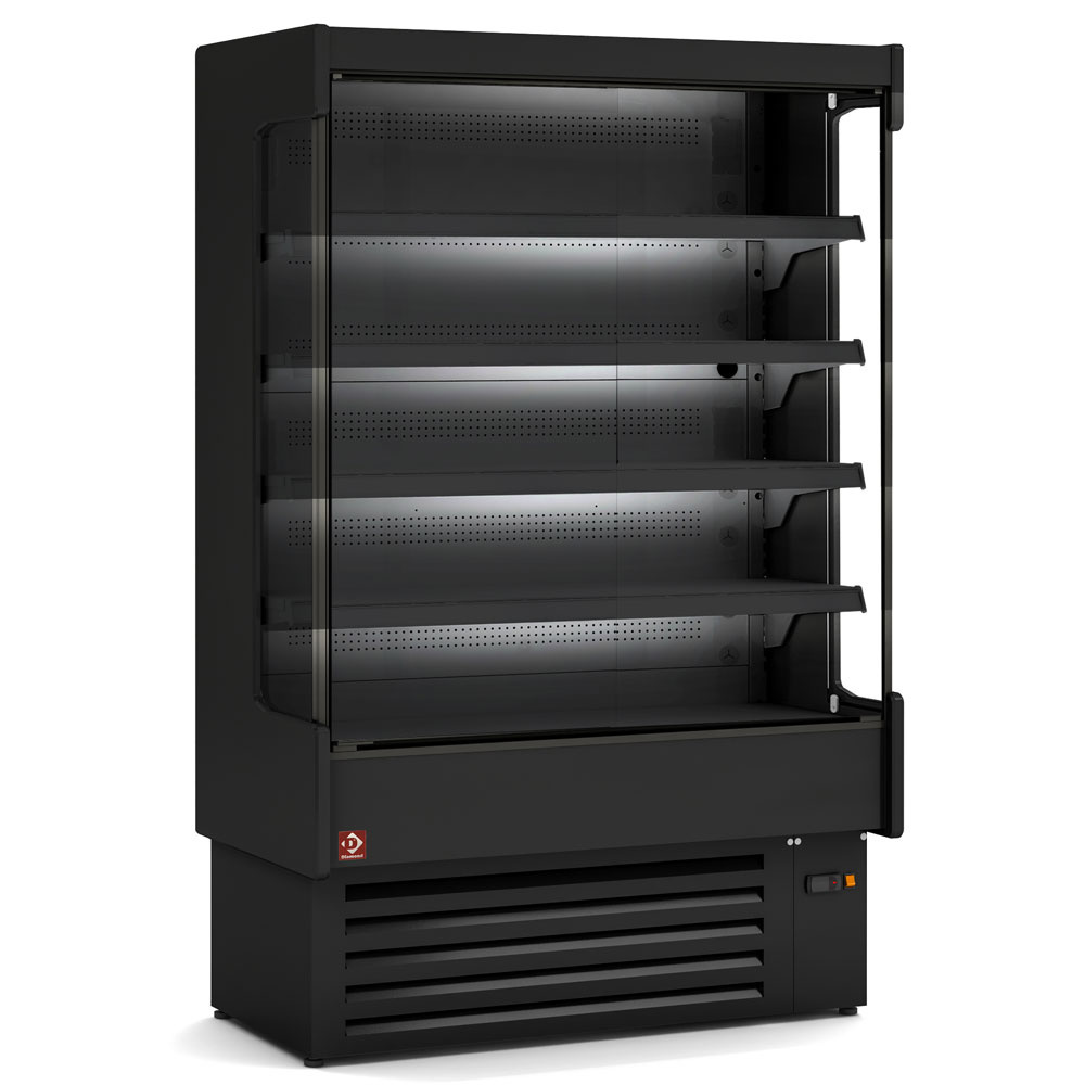 Geventileerd gekoeld wandelement, met unit