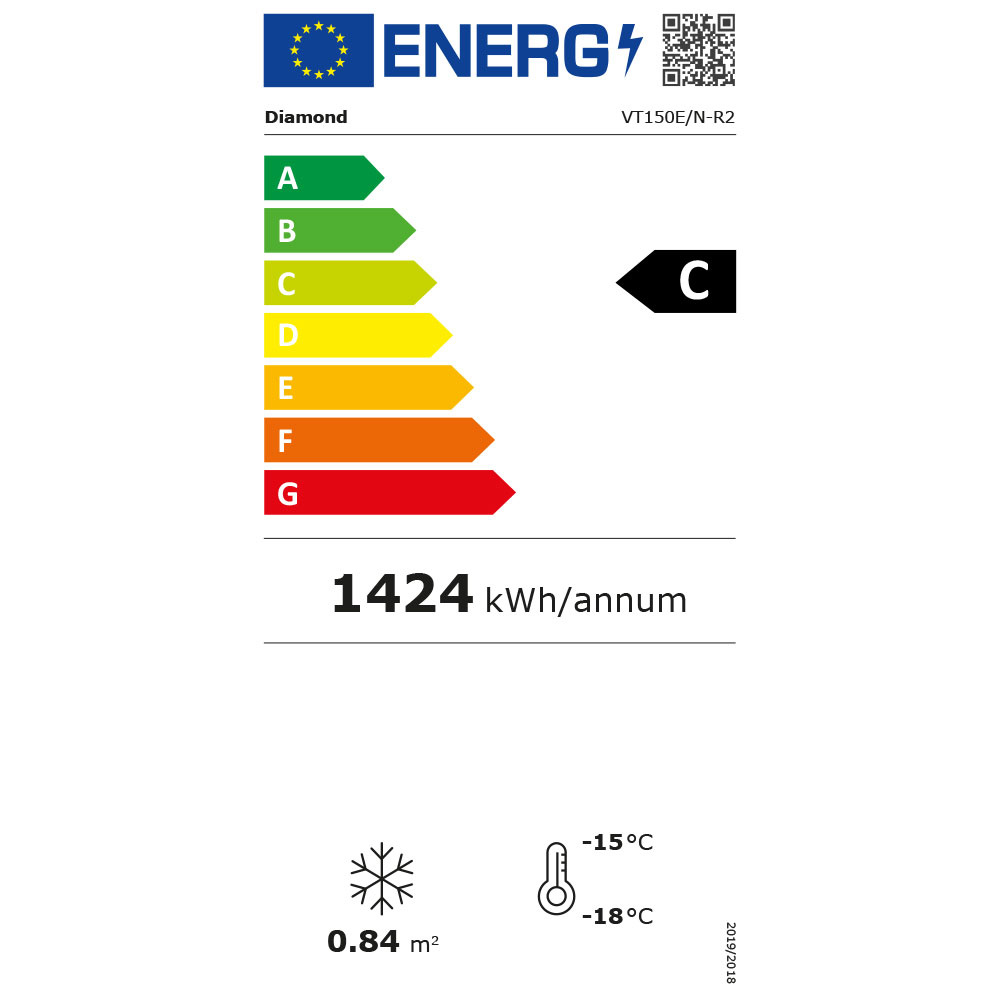 Panoramische diepvriezer 2 compressoren, 1 temperatuur - Afbeelding 2