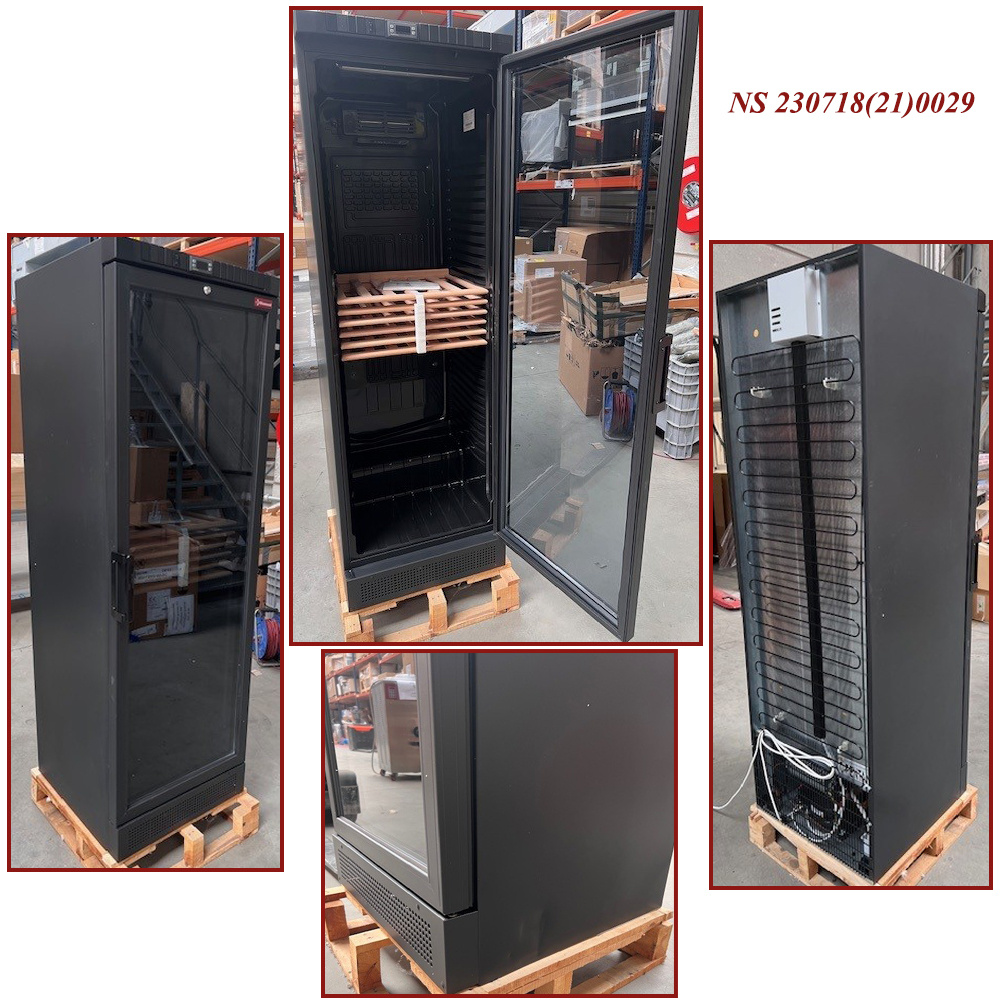 Geventileerde wijnkoelkast, 380 liter, ZWART - Afbeelding 2