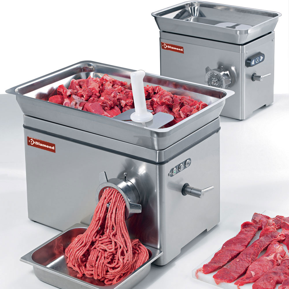 Tafelmodel roestvrijstalen vleeswolf Nr. 22, Unger systeem (gedeeltelijk), 300 kg/u - Afbeelding 3