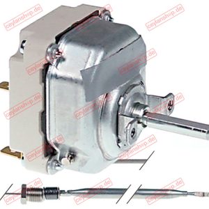 Thermostaat 3-polig / 180°C Werkbereik 95-180°C