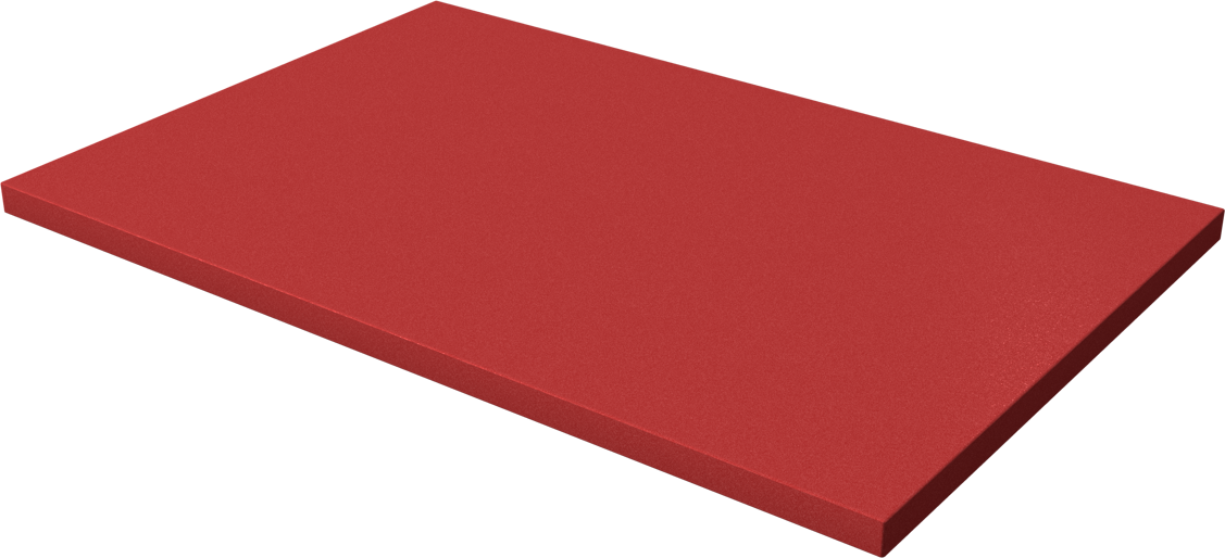 Snijplank - Rood - 60 x 40 x 2 cm