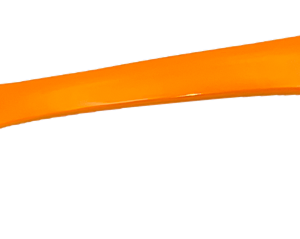 Lepel /Saladelepel 34 cm - Oranje - geperforeerd