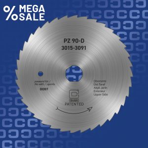 Speciale aanbieding cirkelmes voor Dost Ø 90mm - gekarteld
