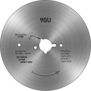 Compatibel cirkelmes Ø 90 mm – Glad, Universeel
