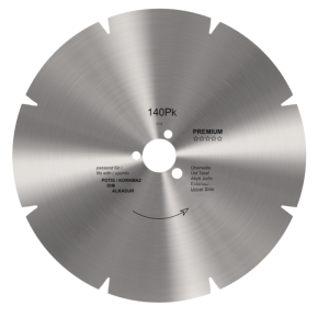 Rond mes voor döner / gyrosmes Tandir / robot Ø 140 mm – PREMIUM